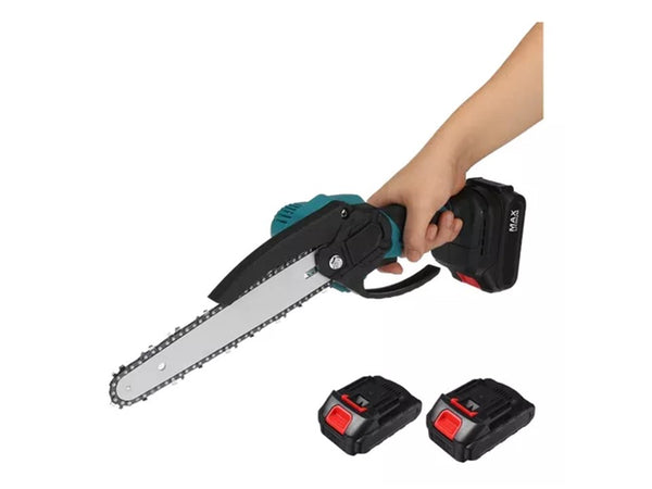 Motosierra inalambrica 8 pulg + 2 baterias