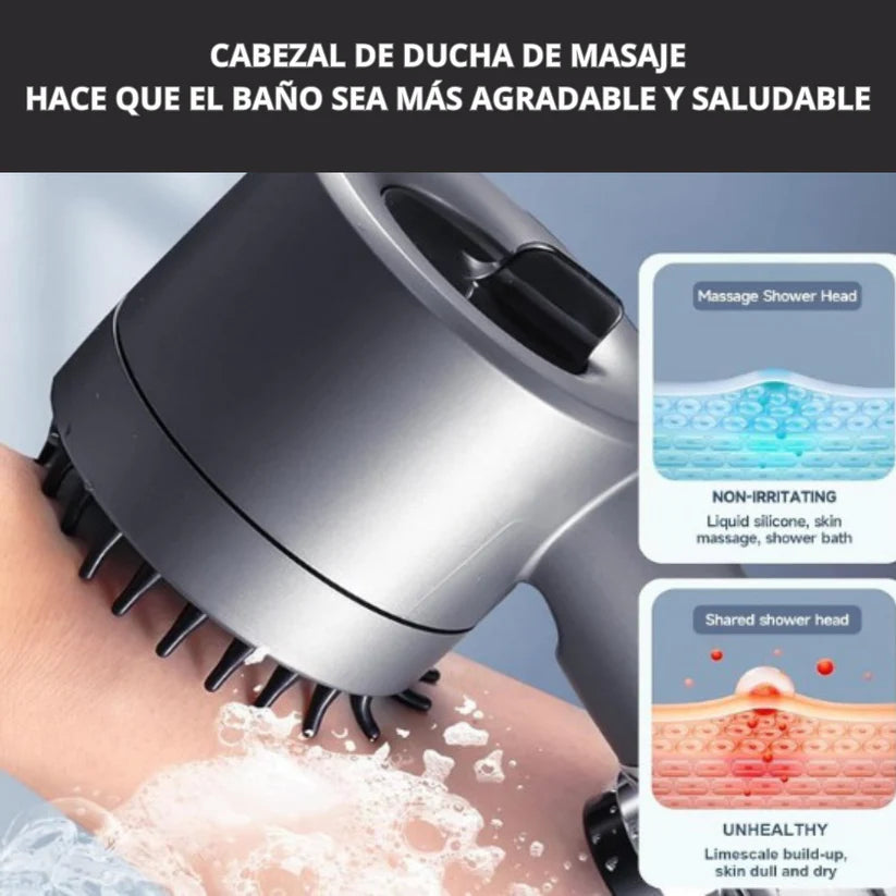 Cabezal de Ducha Alta Presión con Filtro