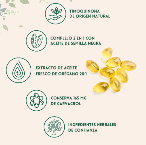 Aceite de Orégano  60 Cápsulas