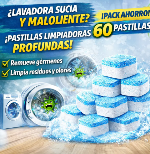 Pack Pastilla para Lavadora - 60 Unid