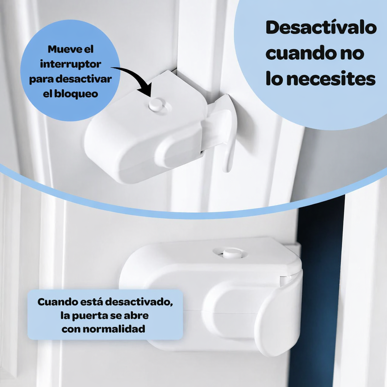 SafeDoor™ | Evita que tu hijo abra la puerta solo