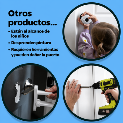 SafeDoor™ | Evita que tu hijo abra la puerta solo
