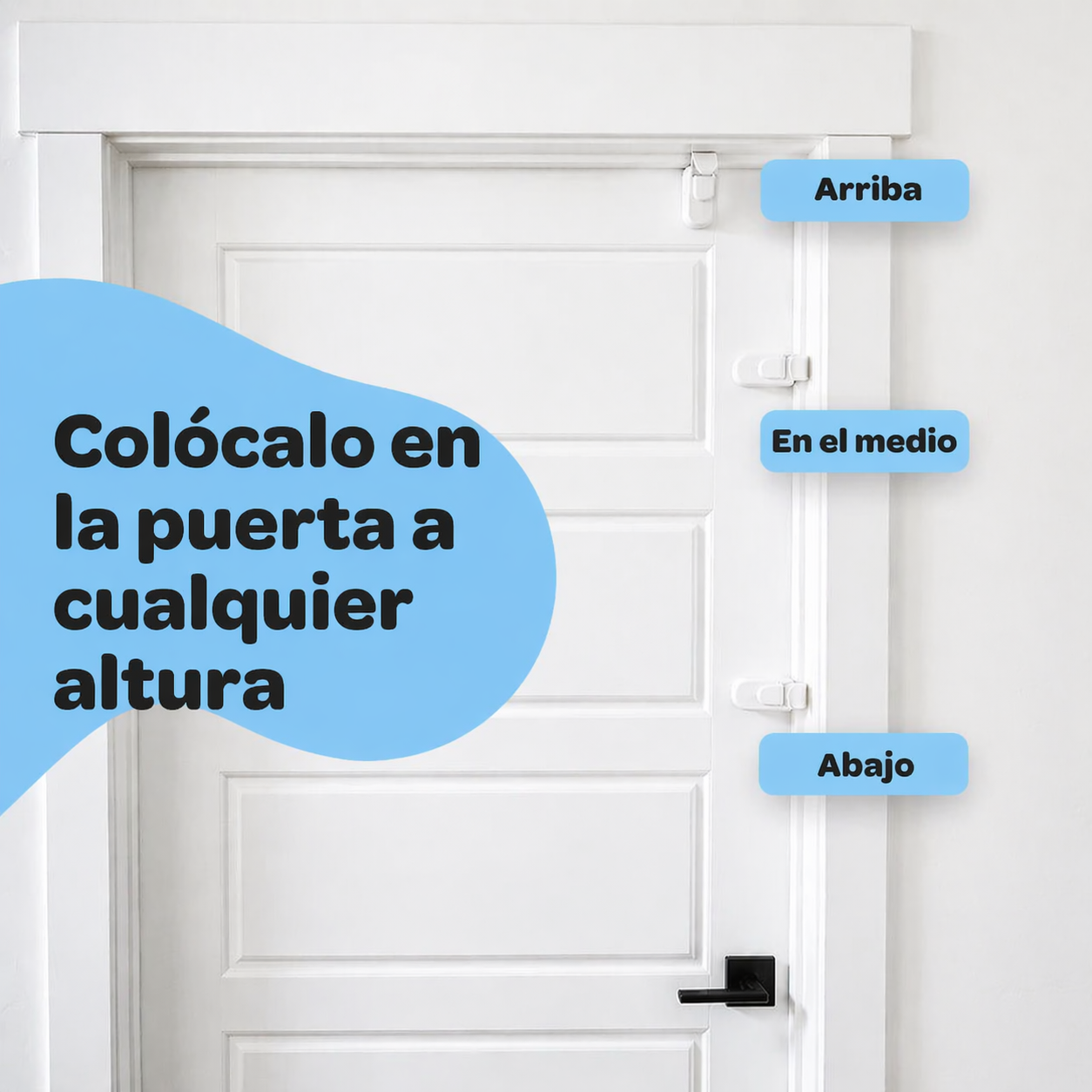 SafeDoor™ | Evita que tu hijo abra la puerta solo