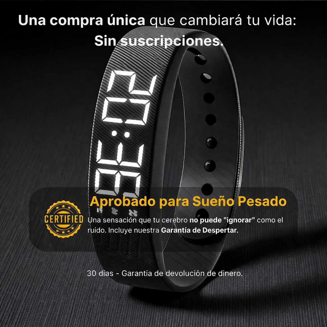 Despiértate a la primera                 "Sin excusas"