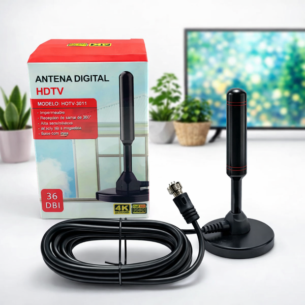 📡Antena TV Digital HD - Televisión HD Abierta con Instalación Rápida🌿