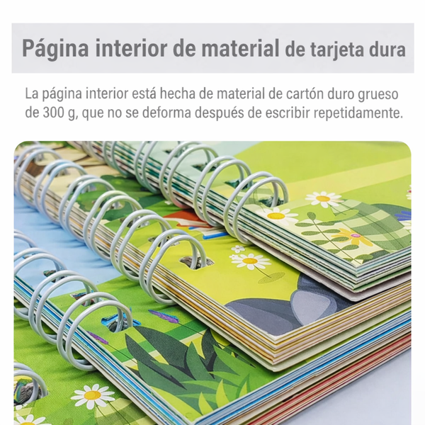 Set de 4 Libros Mágicos de Caligrafía Sank