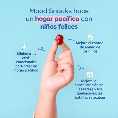 Mood Snacks™ | Ayuda a tu hijo con sus emociones de forma natural y sin esfuerzo
