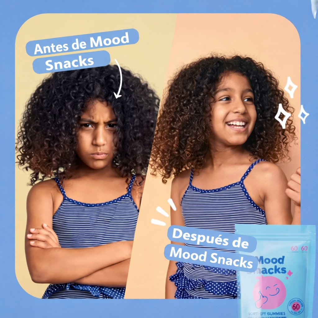 Mood Snacks™ | Ayuda a tu hijo con sus emociones de forma natural y sin esfuerzo