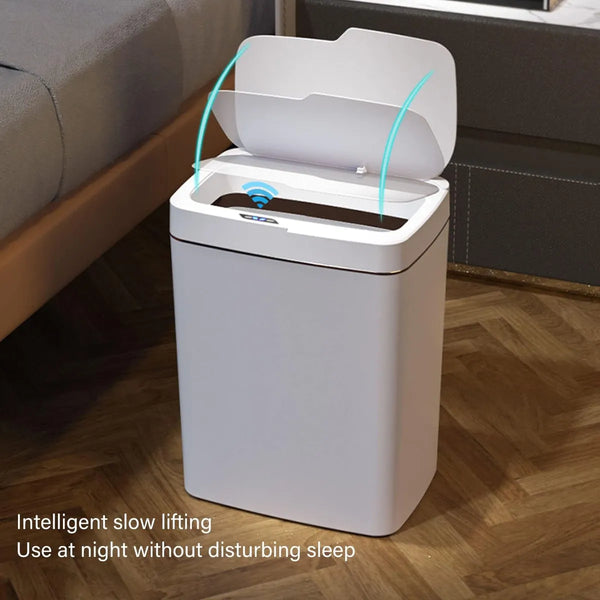 Bote de basura inteligente con sensor