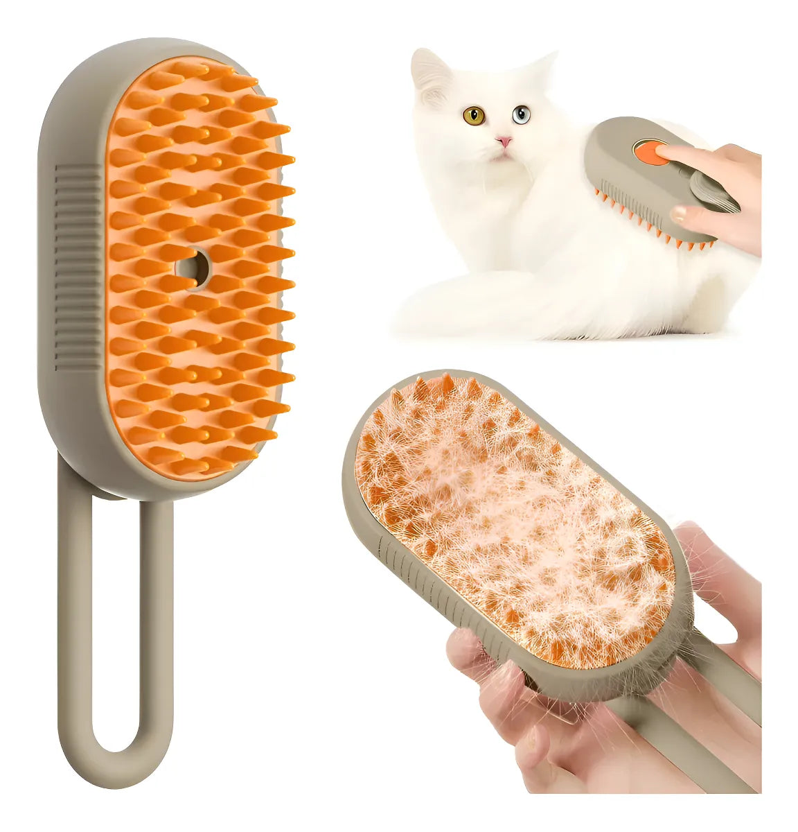 Cepillo a Vapor Para Mascotas