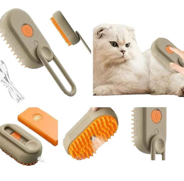 Cepillo a Vapor Para Mascotas