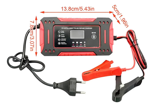 Cargador Reparador para Baterías de Vehículos