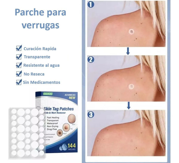 SkinClear™ – Parches para Verrugas