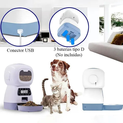 Dispensador Automático Alimentos mascota