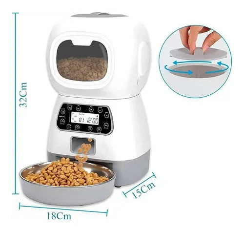 Dispensador Automático Alimentos mascota