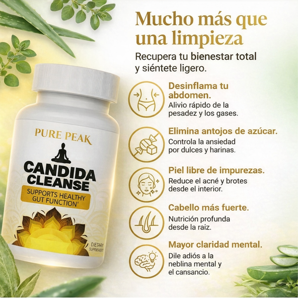 Candida Cleanse® – Limpieza Intestinal Natural y Bienestar Diario 🌿