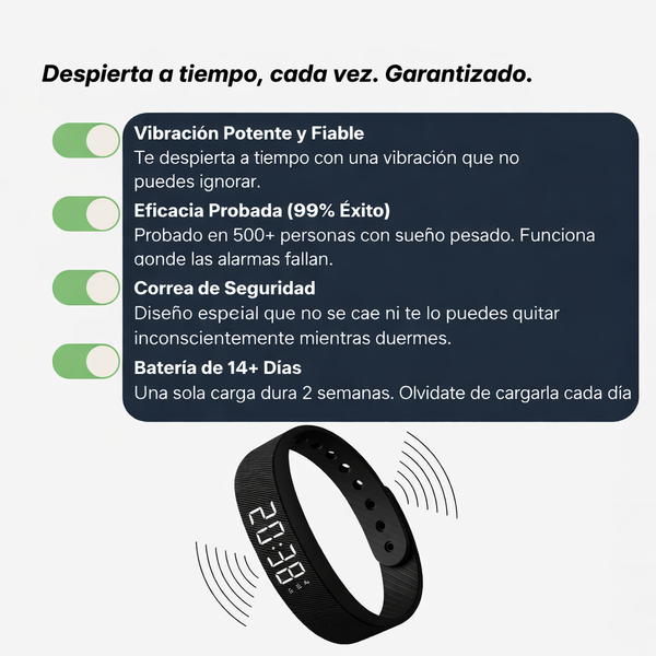 Despiértate a la primera                 "Sin excusas"