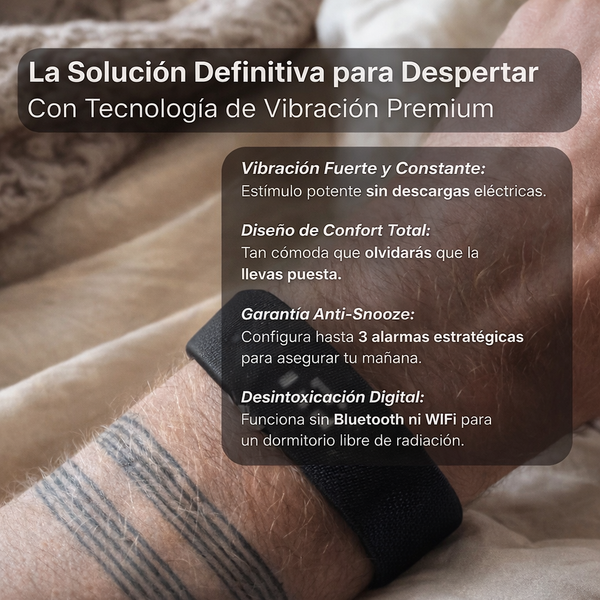 Despiértate a la primera                 "Sin excusas"