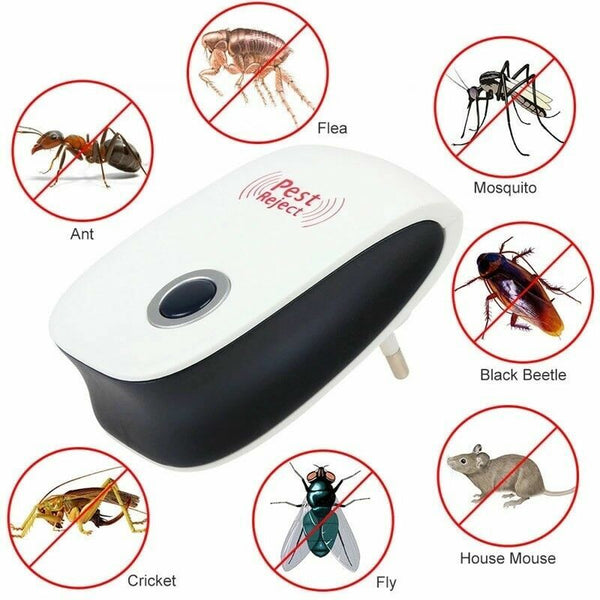 Repelente Ultrasónico para Ratas e Insectos🐭🚫
