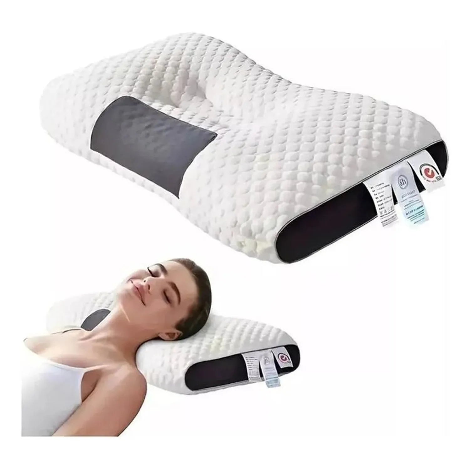 Almohada Cervical Ergonómica 2x1🌿