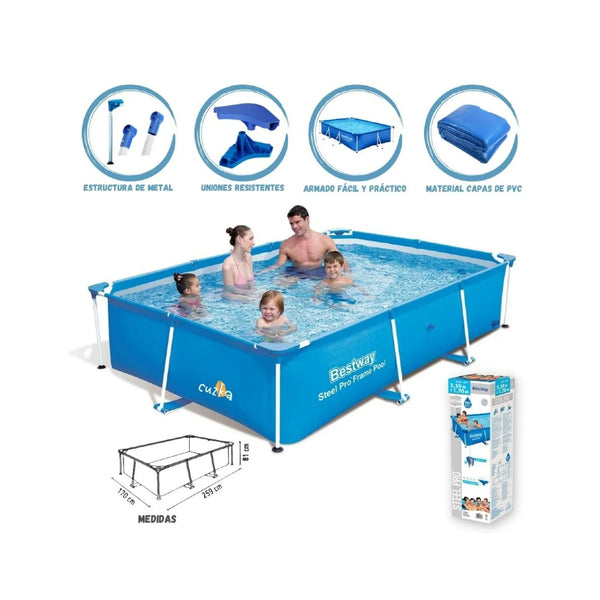 Piscina Rectangular Familiar 2.6m x 1.7m